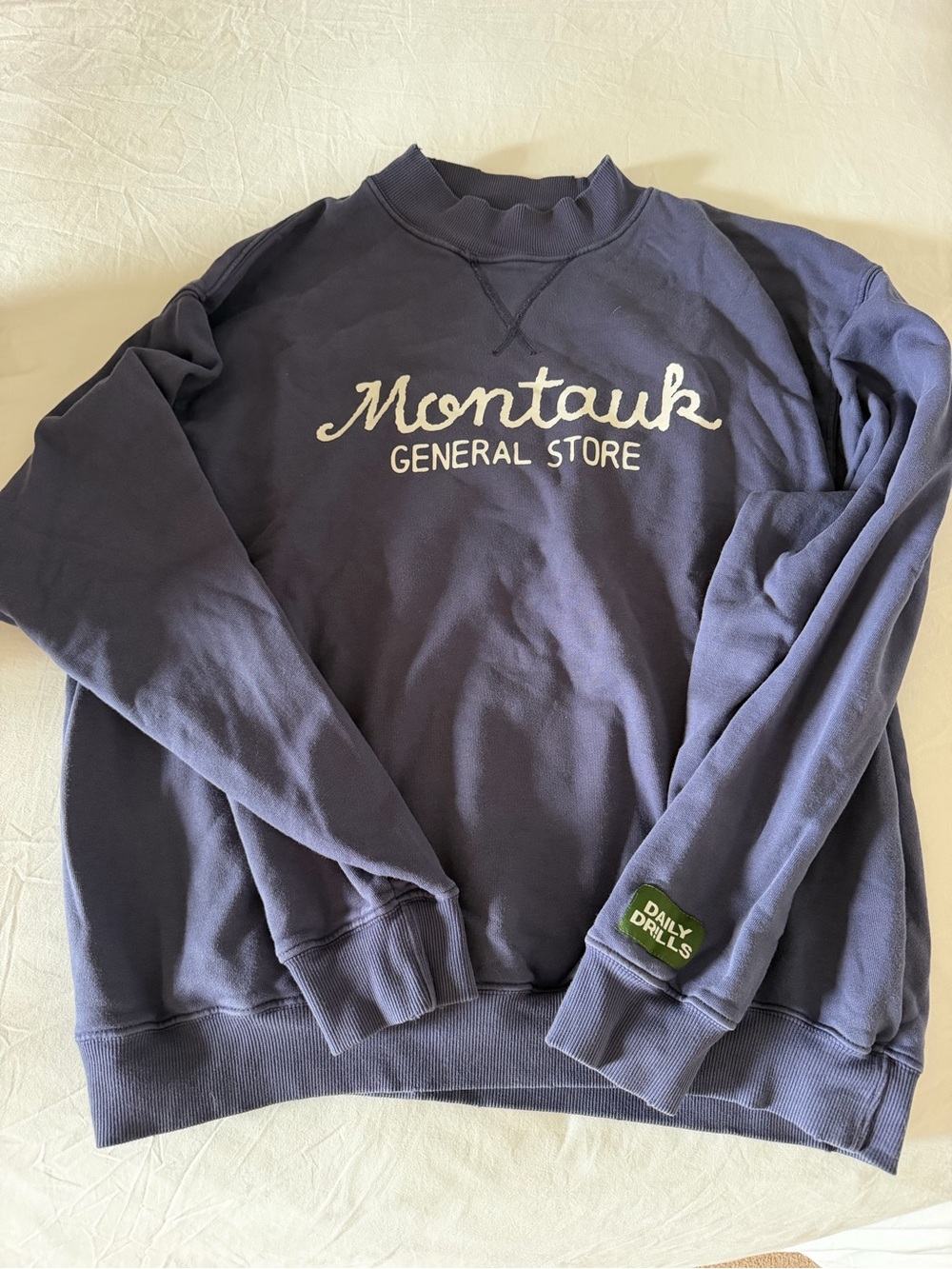 Daily Drills x Montauk General Vintage Crew Mockneck M/L rare